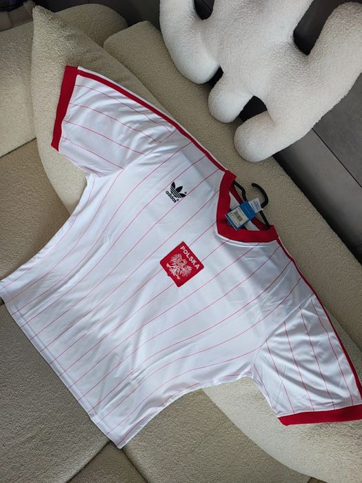 Koszulka piłkarska reprezentacji Polski retro 1982 adidas