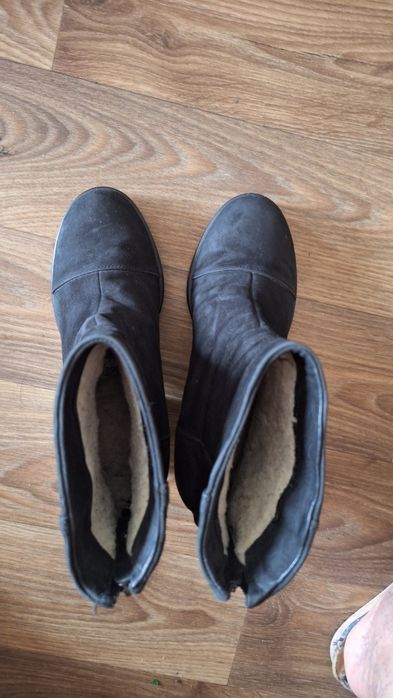 Ботинки жен.раз.36 зима,нубук