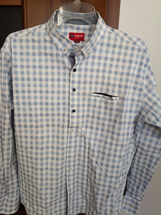 Koszula męska w kratę