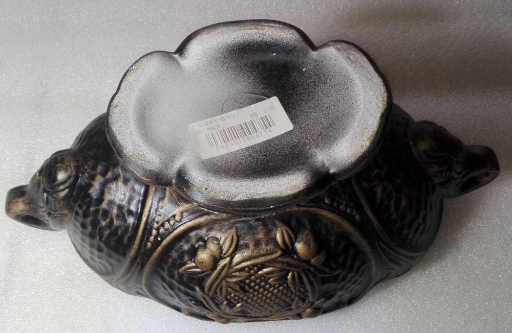 Vaso oval decorativo