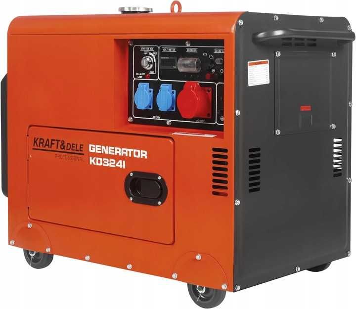 Agregat Prądotwórczy 230V/400V 7kW 16KM Diesel ATS Generator 3Fazowy
