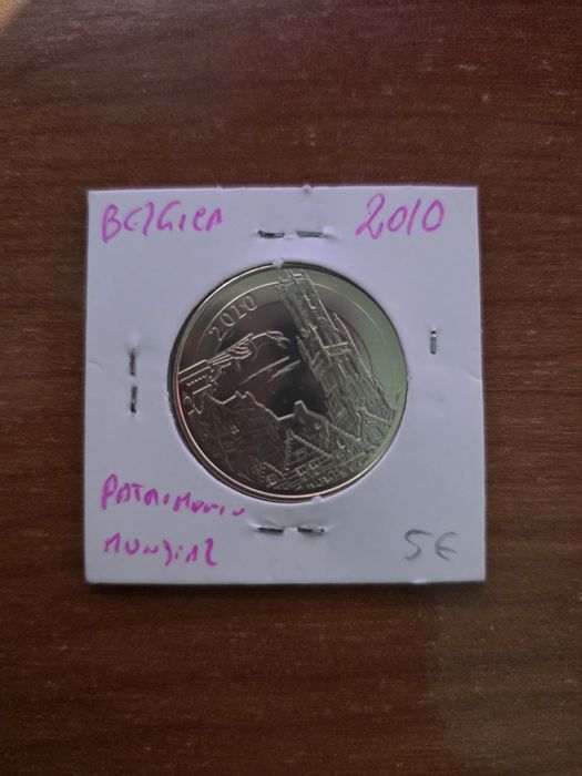 Ficha comemorativa da Bélgica de 2010