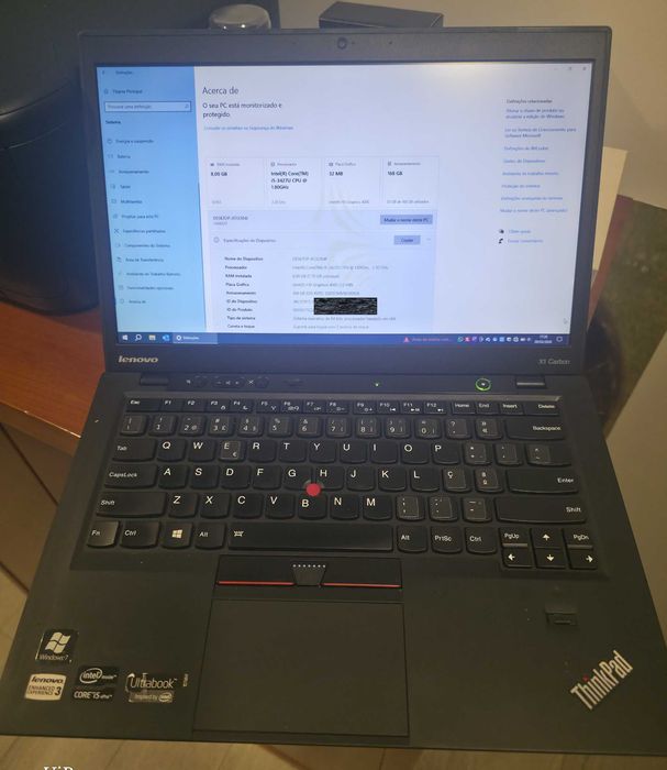 Lenovo ThinkPad X1 Carbon (i5 / 8GB / SSD) - Ultrabook Leve