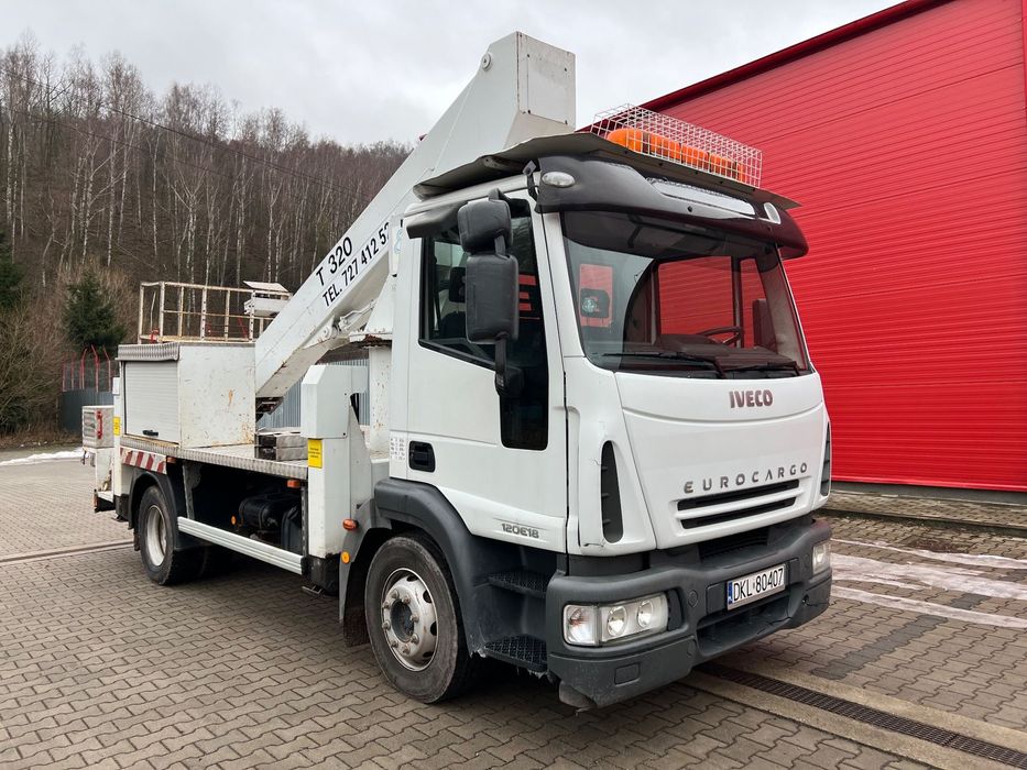 Iveco Eurocargo ML 120E18  Podnośnik koszowy UTD do grudnia Nowe akumulatory+opony