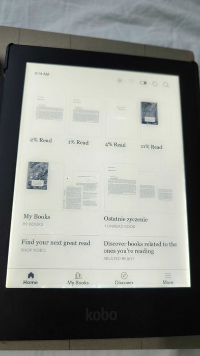 KOBO Aura HD czytnik ebooków e-ink
