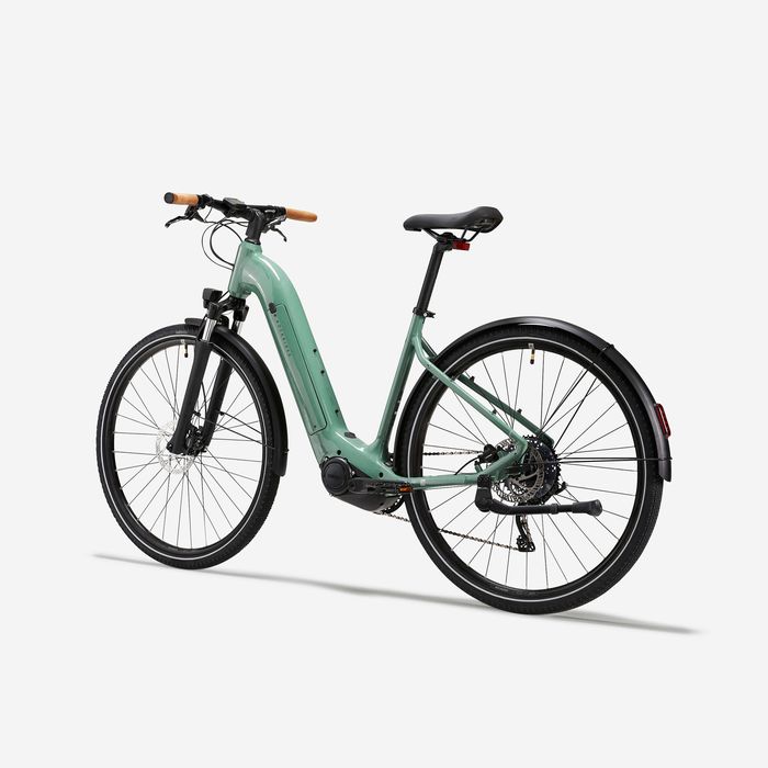 Bicicleta Elétrica de Trekking com Motor Central e Quadro Baixo