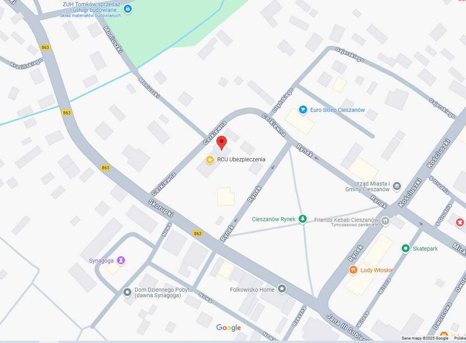 Lokal handlowo-usługowy  – Cieszanów – 70m²,110 m² lub 150m² parter