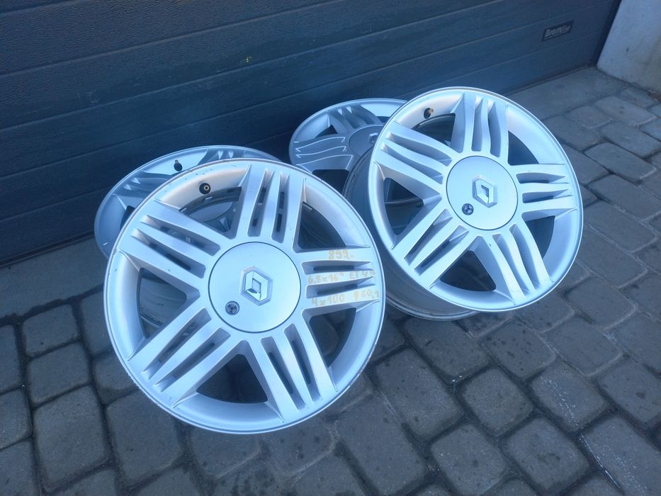 Oryginalne alufelgi 16" 4x100 Renault