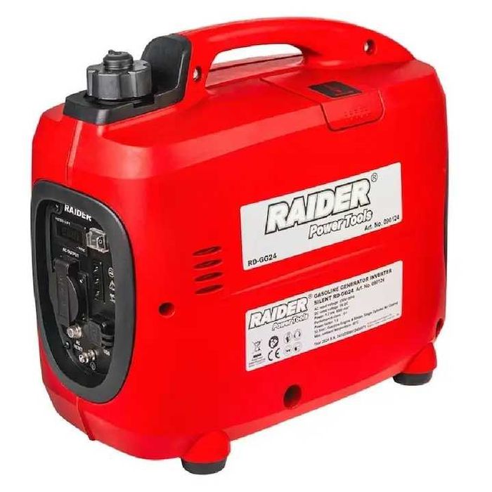 Генератор бензиновий інверторний RAIDER 1,1кВт инверторный бензиновый