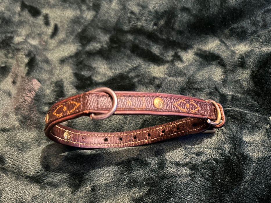 Louis Vuitton obroża dla psa 34cm oryginał