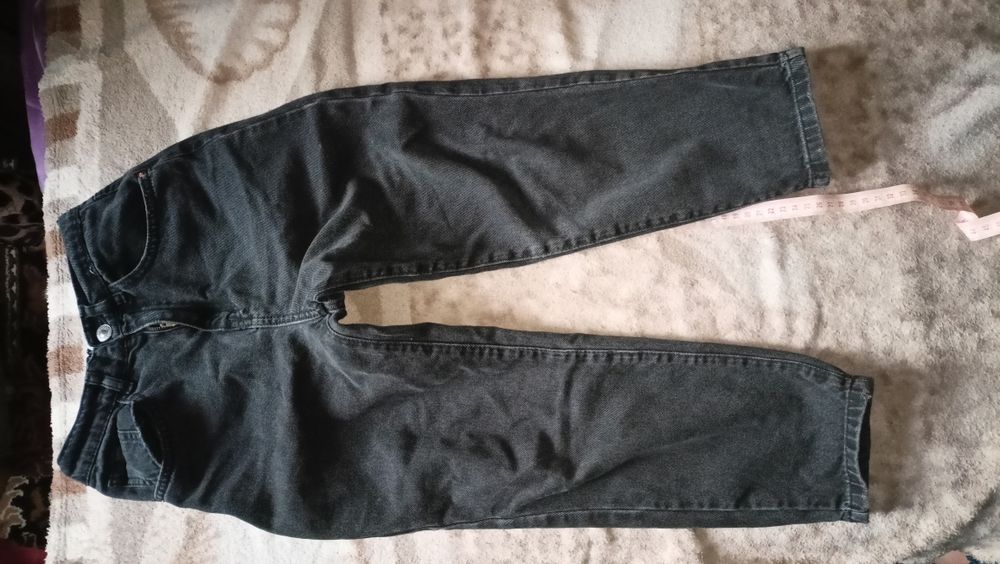 Джинси сірі мом zara