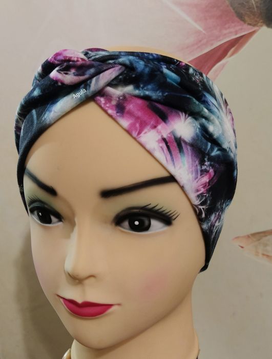 Nowa szeroka, przeplatana opaska