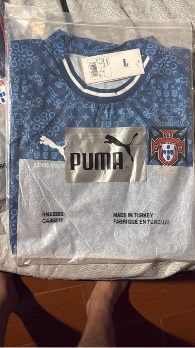 Camisola de portugal azuleijos  L e Xl