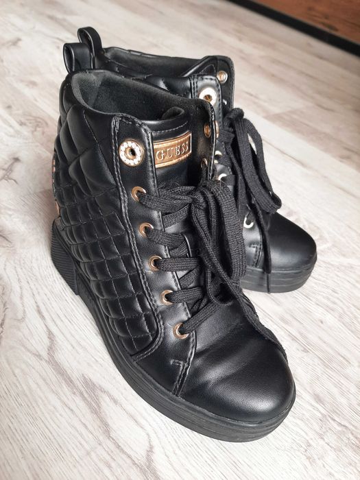 Wysokie sneakersy guess 35