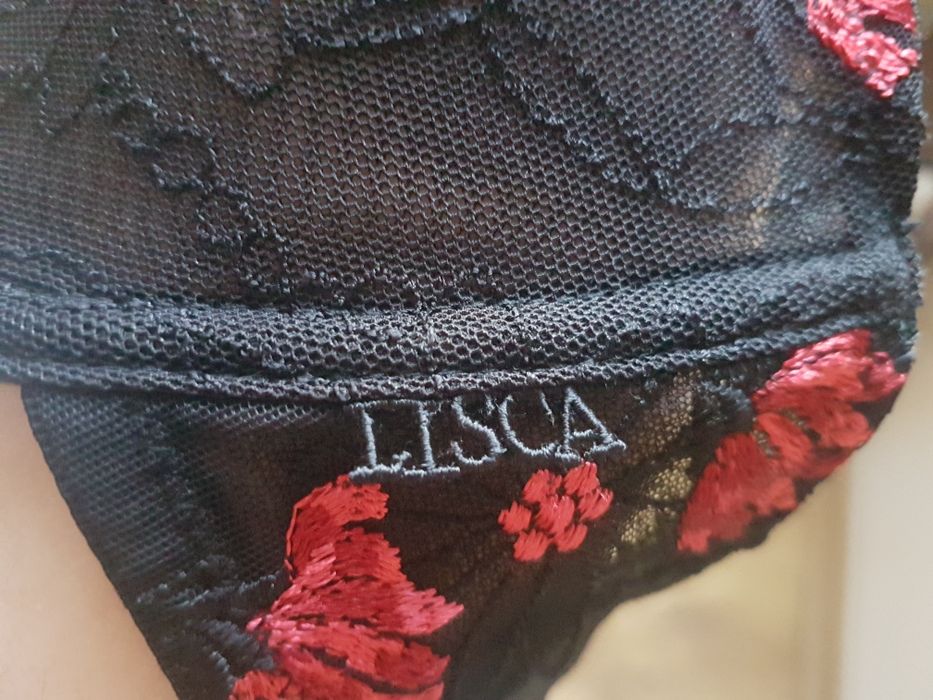 Lisca nowy komplet bielizny rozm 75B i stringi M