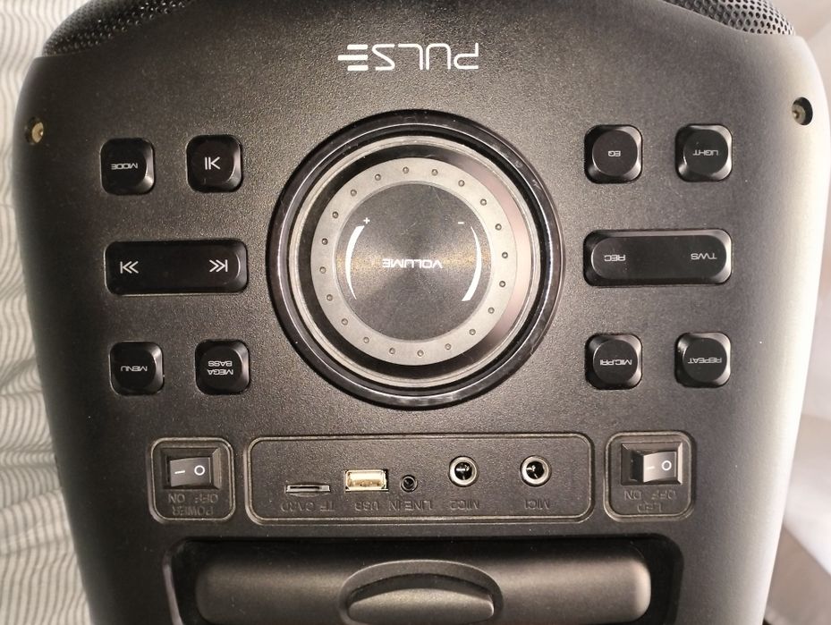 Coluna de som de 800w portátil