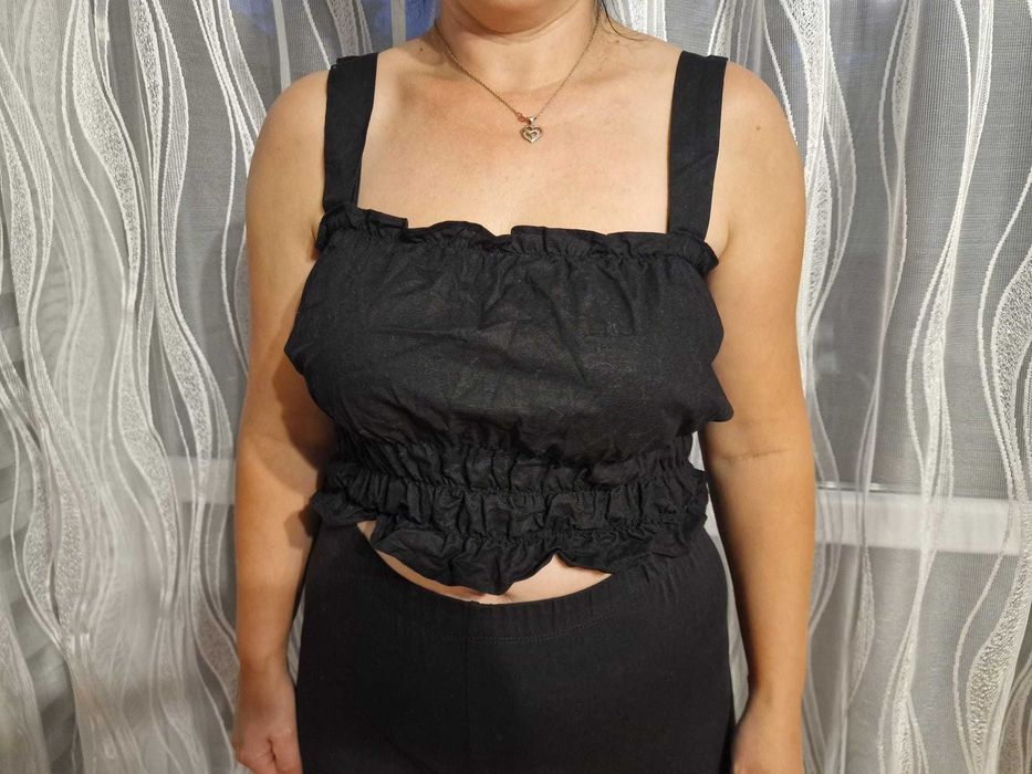 Crop top gładki outhorn 4F