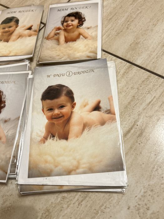 Kartki na roczek rozne duzo