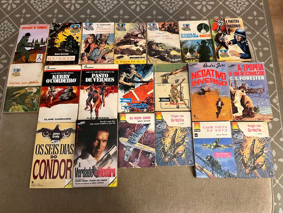 Asas de Morte, Patrulha de Combate, Metralha, Guerra & Espionagem, etc