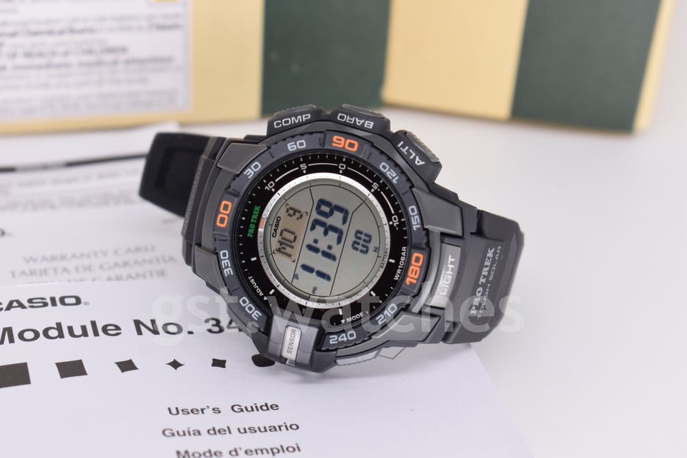 Casio Pro-Trek PRG-270-1E NEW ORIGINAL | Tough Solar | Triple-Sensor