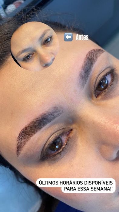 Sobrancelha brow lamination