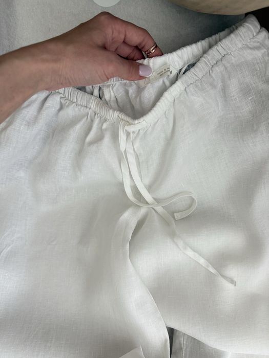 Штани zara 100% льон м