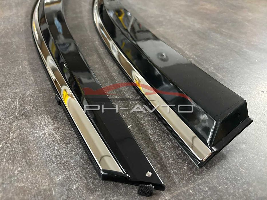 Skoda Octavia A7 Універсал Вітровики з хромом Дефлектори Ветровики