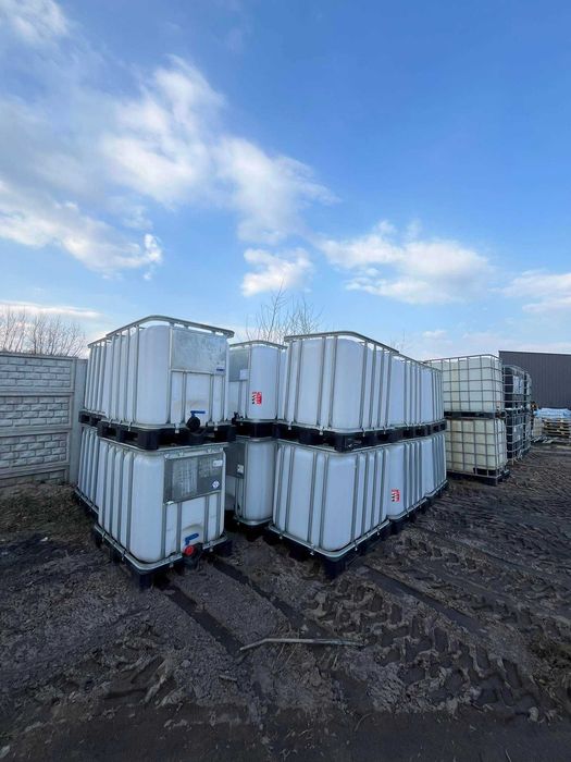 Zbiornik na wodę mauser 1000 litrów czysty płukany