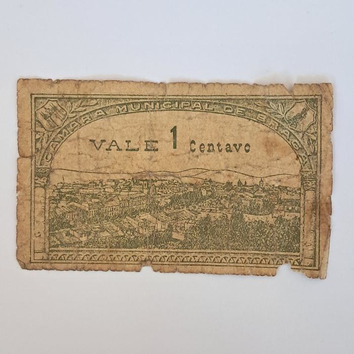 Vale 1 centavo - (1920) camara municipal de braga