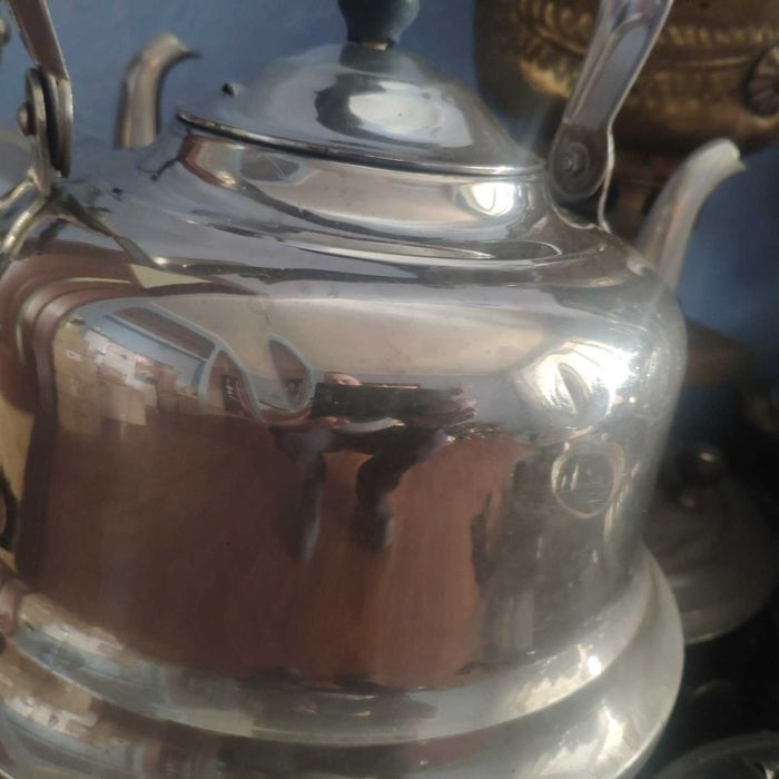 Продам ! Самовар на дровах , чайник , поднос