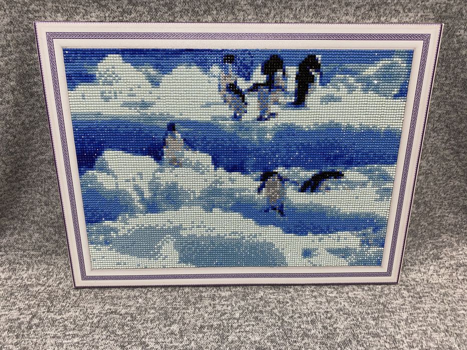 Готовая алмазная мозайка. Готовая алмазная картина