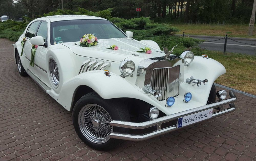 auto auta samochód do ślubu na wesele retro Radom