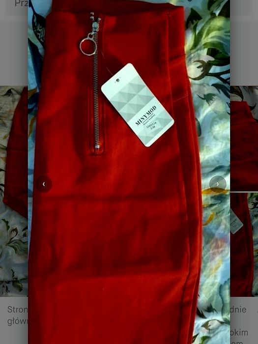 Spodnie czerwone r.S. Nowe!
