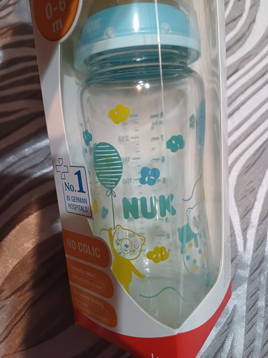Бутылочка для детского питания  NUK ориг Германия 240 мl