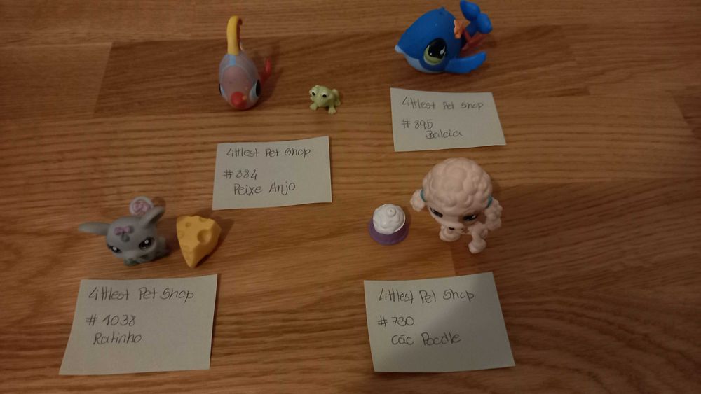 Littlest Pet Shop mascotes + acessórios