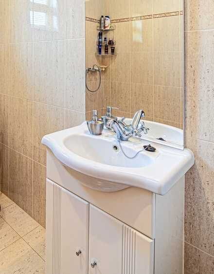 Móvel de Casa de Banho com Lavatório e Espelho