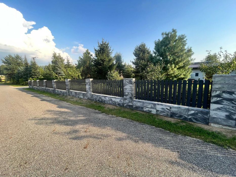 Sztachety 0,8mm metalowe SIGMA proszkowo malowane MAT ogrodzenia 11cm