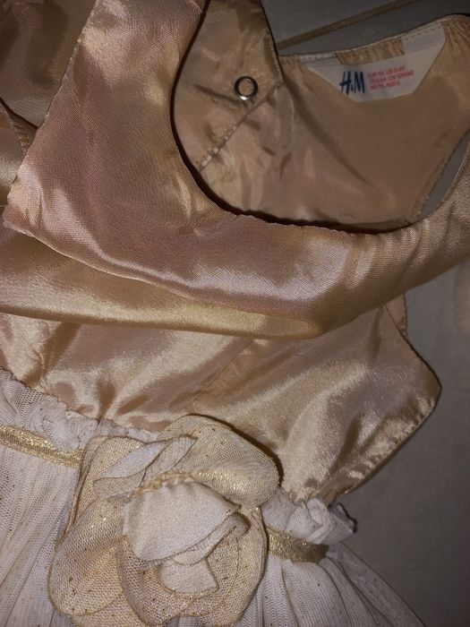 Святковий комплект сукня H&M+хутряне болеро 4-6років