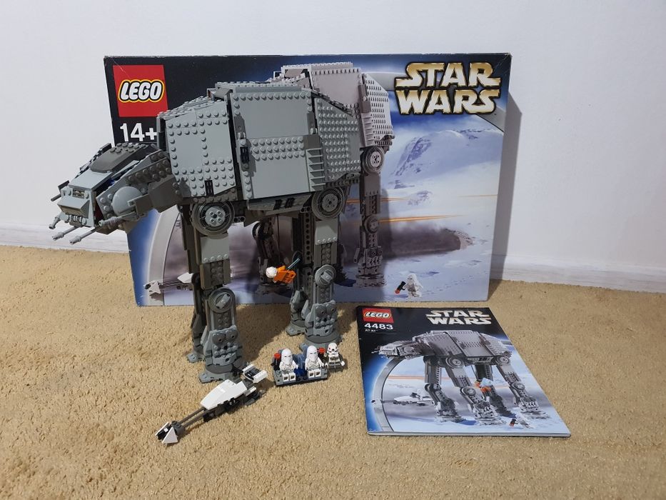 Zestaw Lego Star Wars 4483 At-At Black Box komplet!