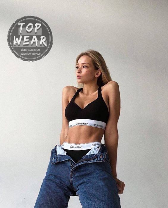 MODERN COTTON by Calvin Klein жіночій комплект білизни BLACK/GREY/WHIT