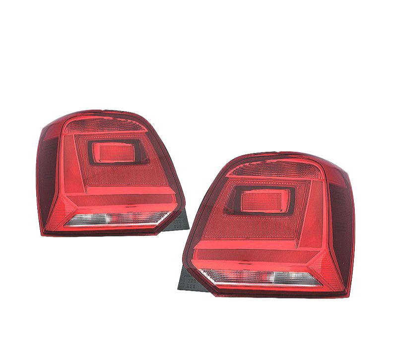 FAROLINS VW VOLKSWAGEN POLO 6C 14-17 VERMELHO ESCURO