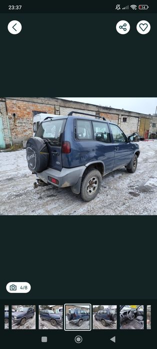 Nissan Terrano II Ford Maverick 2.7 TD silnik / jeszcze w aucie