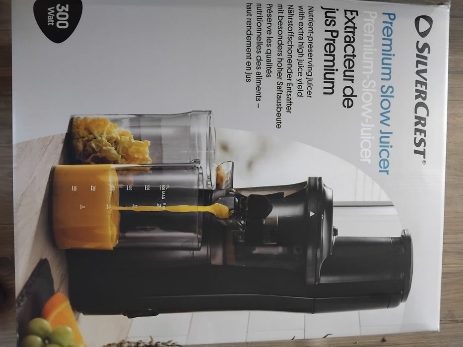 SILVERCREST Wyciskarka wolnoobrotowa Slow Juicer SSJBK B3 300W 77mm