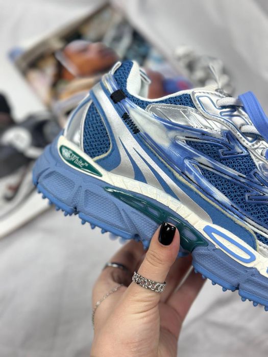 НАЙКРАЩА ЯКІСТЬ‼️Off-White Be Right Back Blue (Сині),офф вайт,бі райт.