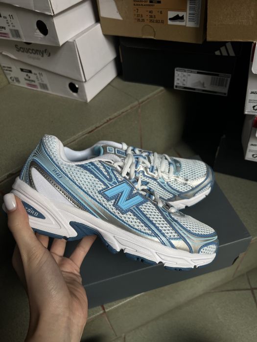 Нові оригінальні кросівки new balance 740 blue унісекс спортивні бігов