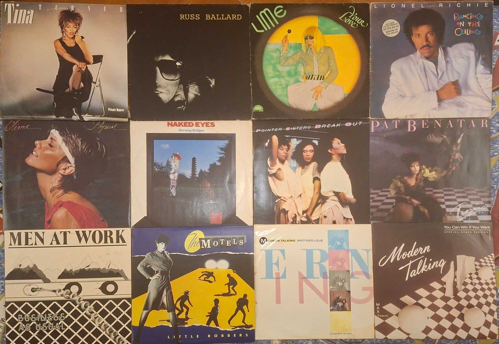 Coleção de discos vinil