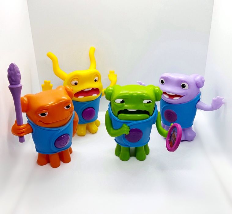 Conjunto 4 Figuras brindes Happy Meal McDonald's 2015 Home
