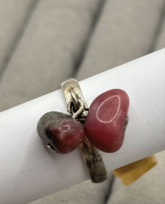 Pierścionek rodonit 2157