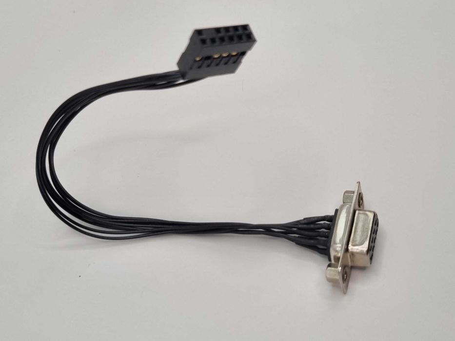 Adapter COM RS232 DB9 do płyty głównej - przewód 10-pin