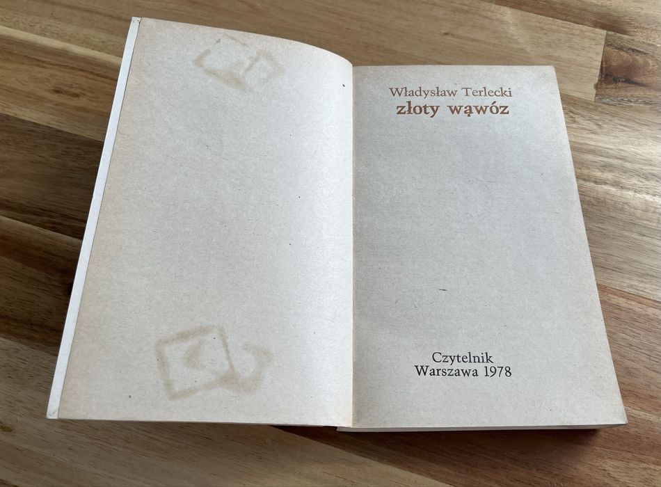 Złoty wąwóz Władysław Terlecki